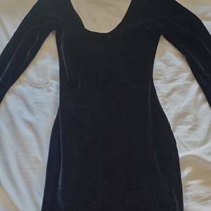 American Apparel velour bodycon mini dress